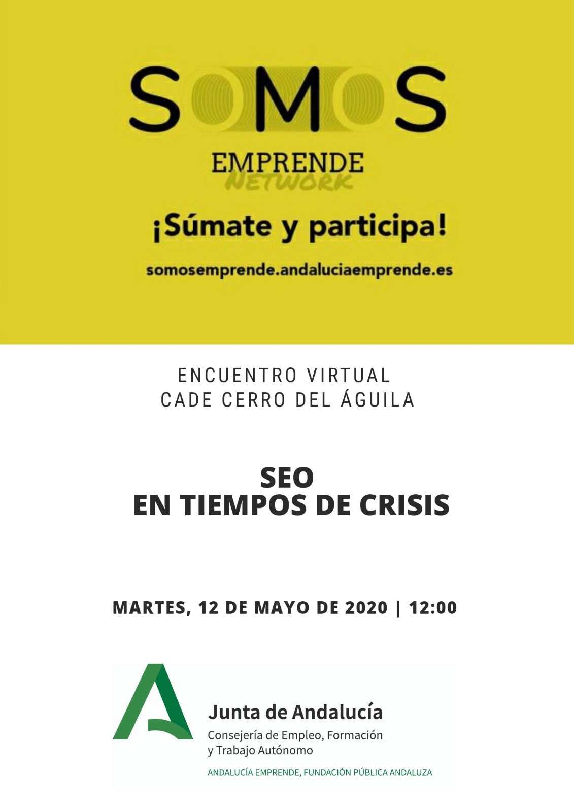 SEO en Tiempos de Crisis | Andalucía Emprende Mayo 2020